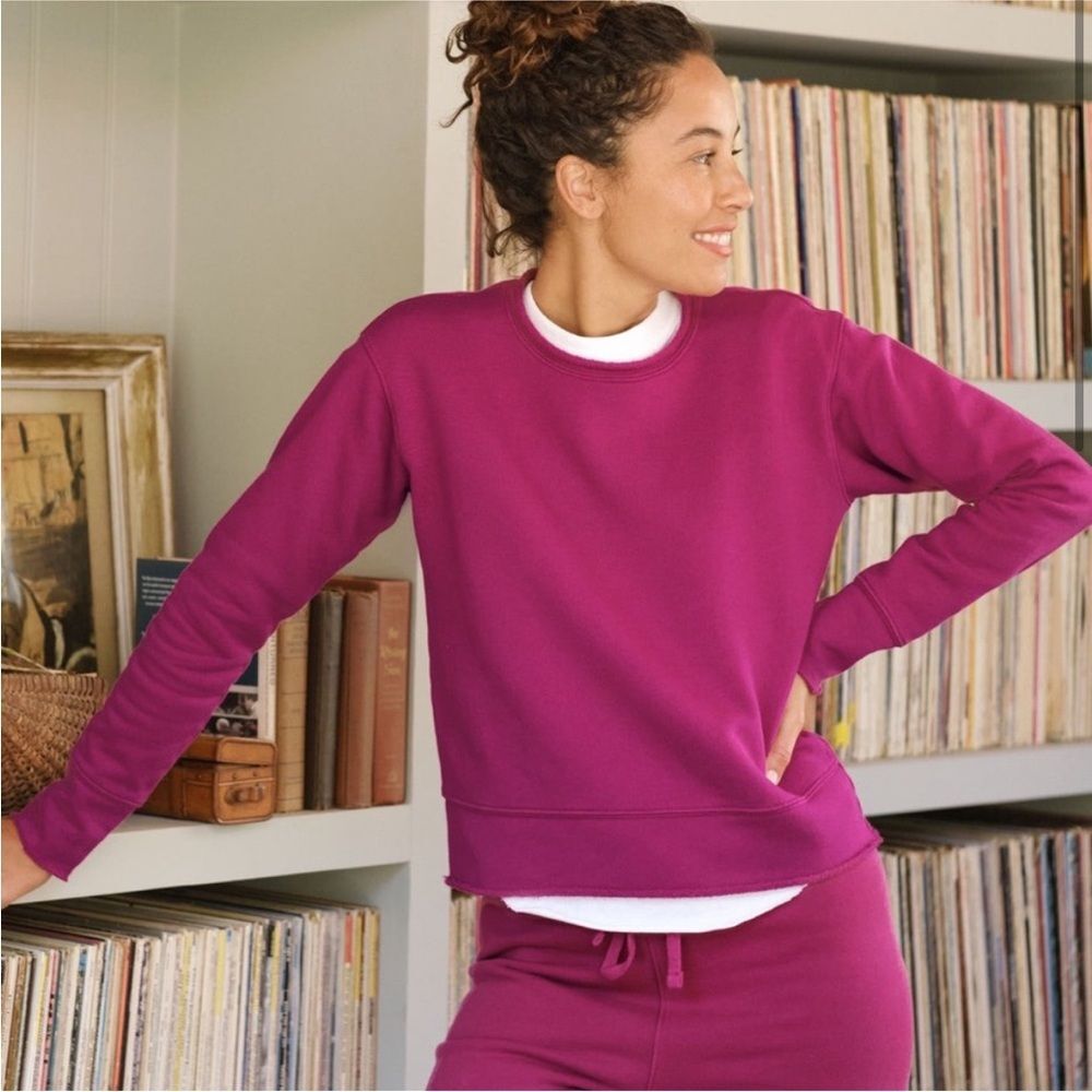 Frank & Eileen James Boyfriend Crew Neck Sweatshirt XS